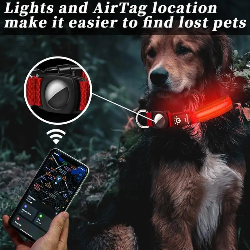 USB Rechargeable Pet Dog LED Glowing Collar - Next-Wave-Shopping