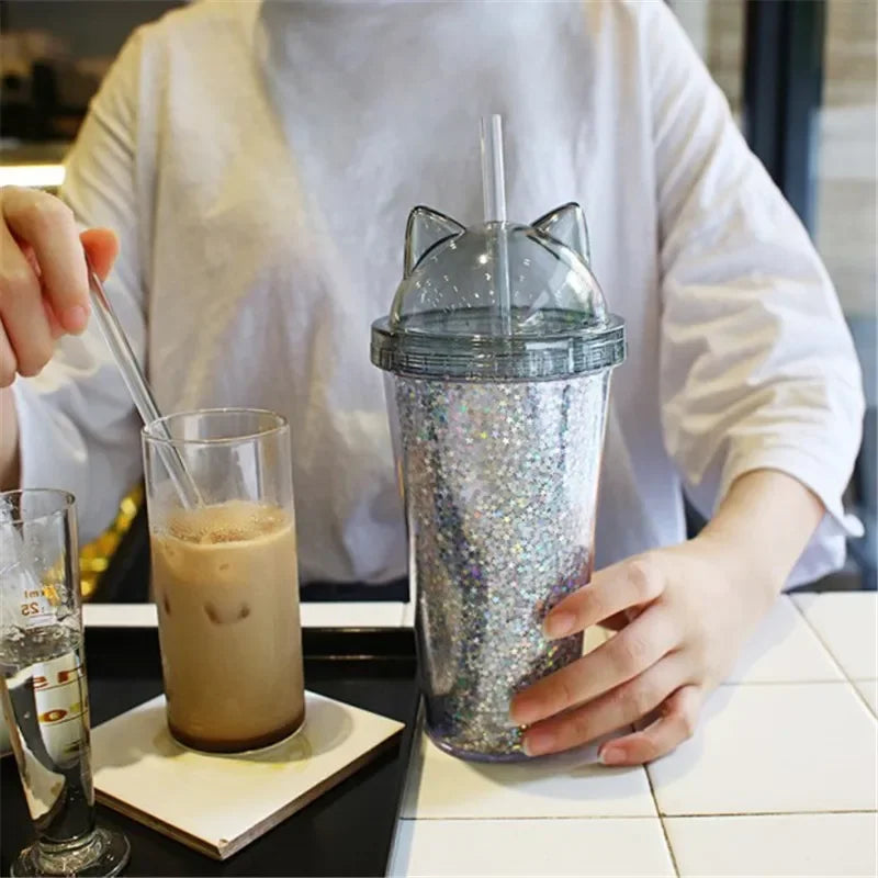 420ml Cat Ear Water Bottle - Next-Wave-Shopping